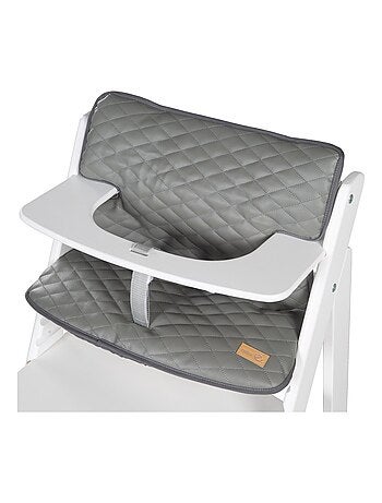 Coussin de chaise haute évolutive matelassé 2 pièces - en cuir PU - 'Roba luxe'