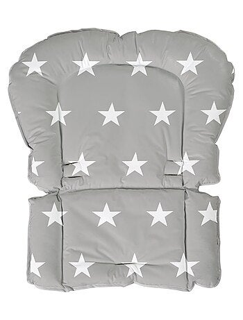 Coussin de chaise haute imperméable et épais 'Roba little stars'