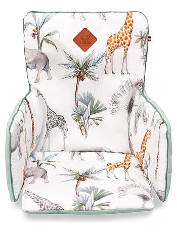 Coussin de chaise haute réversible, Safari SEVIRA KIDS