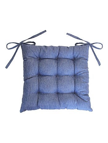 Coussin de chaise matelassé chambray newton