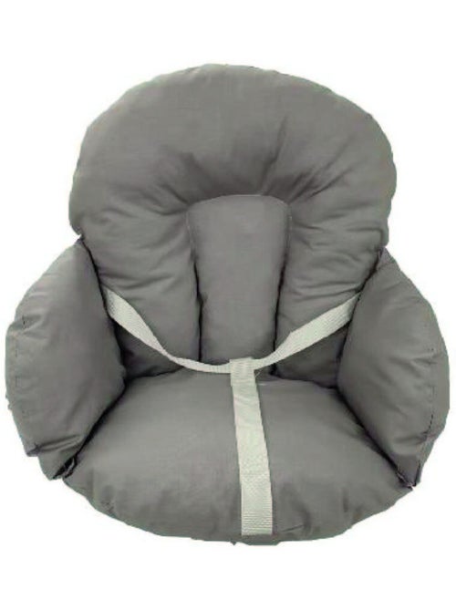 Coussin de chaise pour bébé en pvc motifs gris rayé animaux - Kiabi