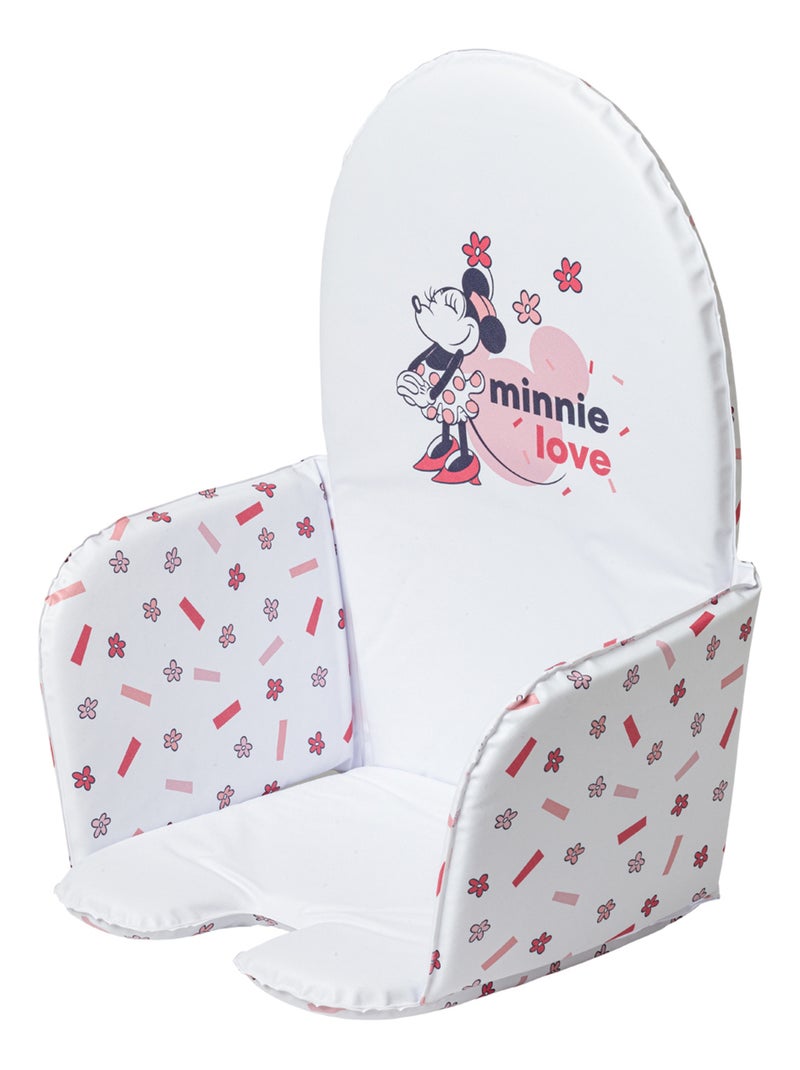 Coussin de chaise réversible - Minnie Confettis - Babycalin Blanc Rose - Kiabi