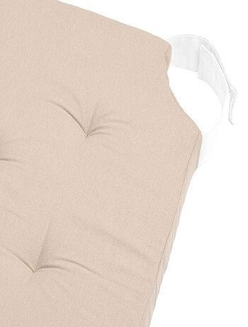 Coussin de chaise réversible