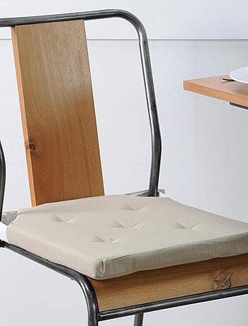 Coussin de chaise réversible