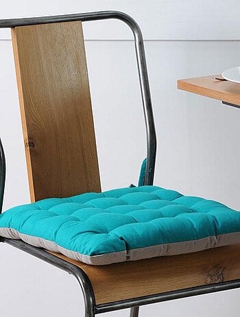 Coussin de chaise réversible