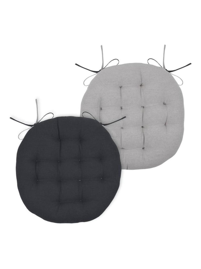 Coussin de chaise réversible Gris - Kiabi