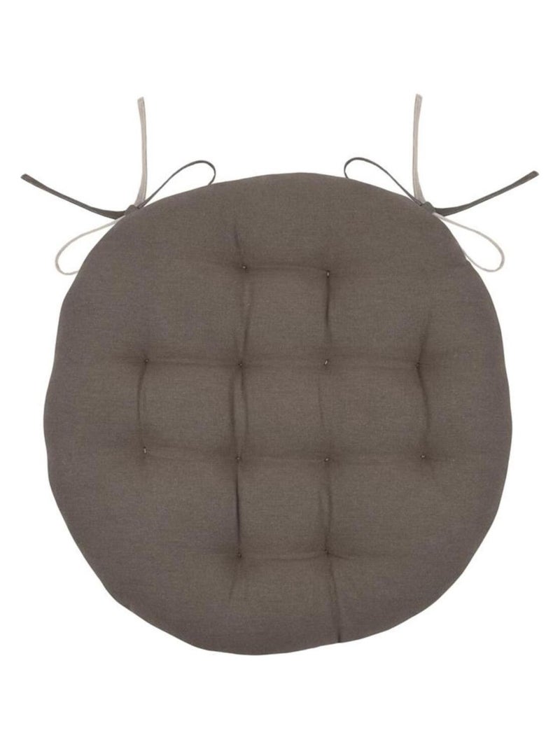 Coussin de chaise réversible Taupe - Kiabi