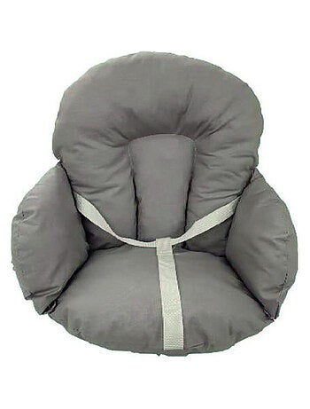 Coussin de chaise + sangles de maintien PVC - couleurs au choix