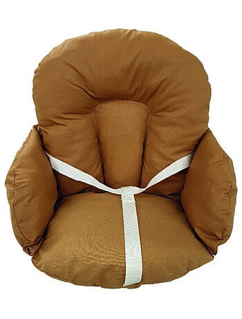 Coussin de chaise + sangles de maintien PVC - couleurs au choix