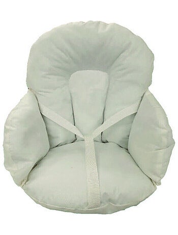 Coussin de chaise tissu coton à enduction + sangles de maintien