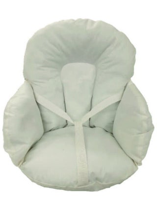 Coussin de chaise tissu coton à enduction  + sangles de maintien