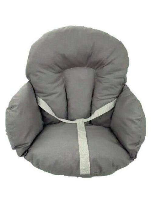 Coussin de chaise tissu coton à enduction  + sangles de maintien - Kiabi