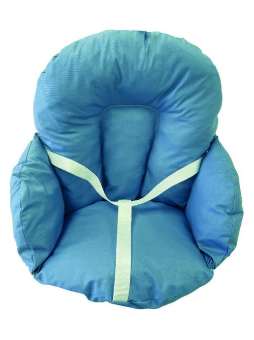 Coussin de chaise tissu coton à enduction  + sangles de maintien - Kiabi