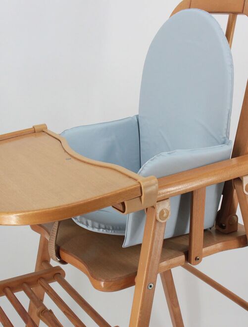 Coussin de chaise universel en PVC - Bleu/Gris - Kiabi