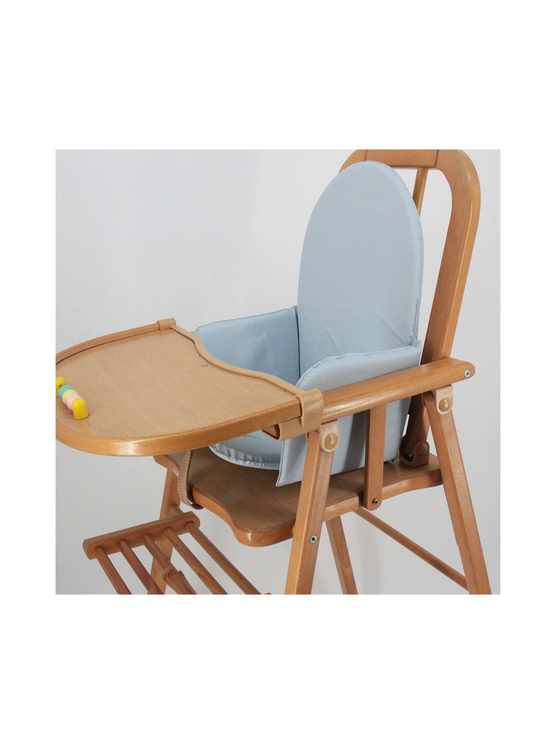 Coussin de chaise universel en PVC - Bleu/Gris Bleu - Kiabi