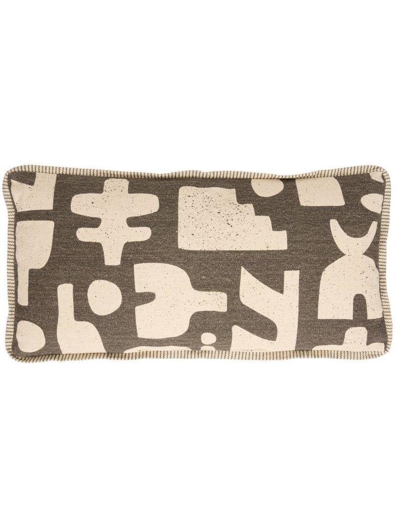 Coussin de dos rectangulaire NYERO Kaki - Kiabi
