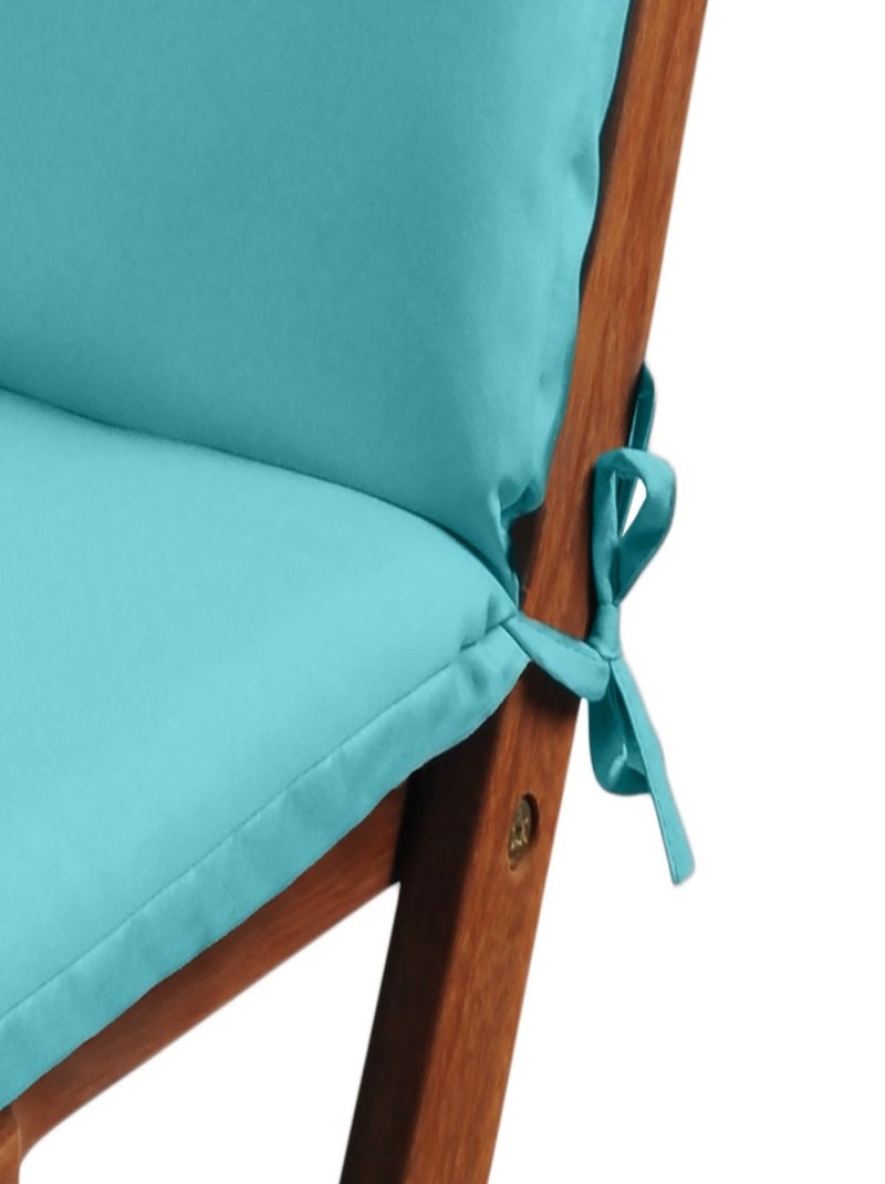 Coussin de fauteuil 40x90 cm AQUA Bleu - Kiabi