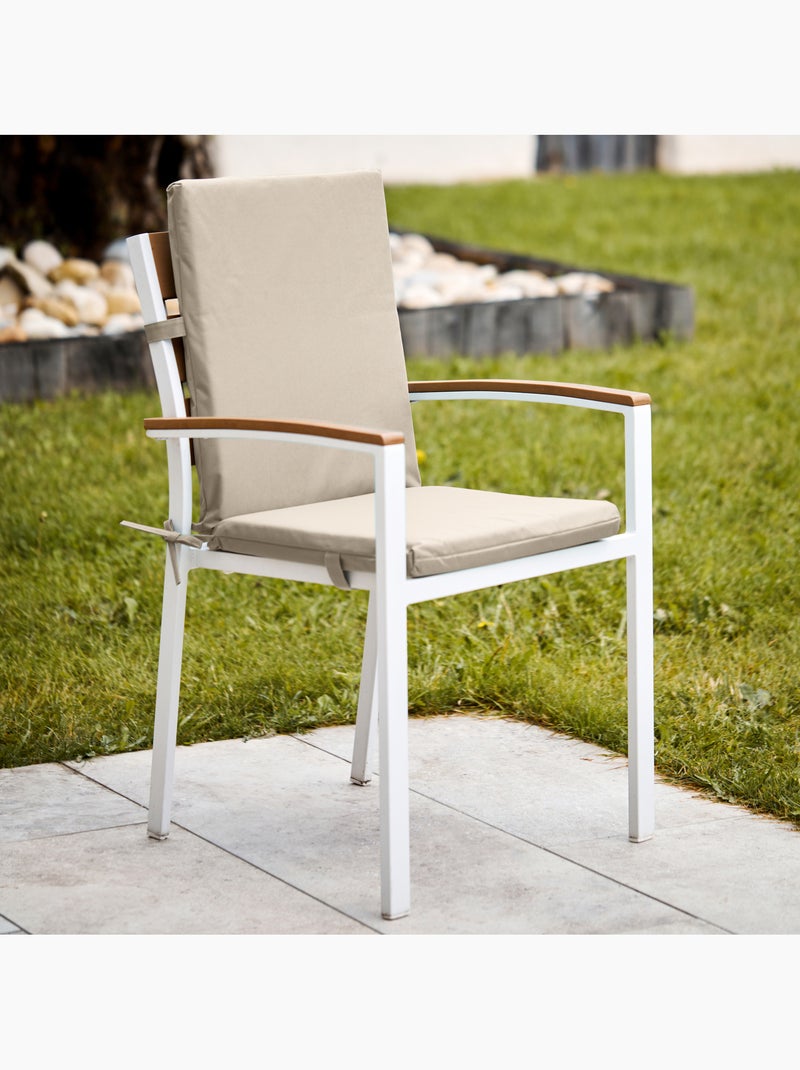 Coussin de fauteuil extérieur assise et dossier MINORQUE Beige - Kiabi