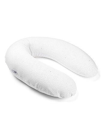 Coussin de grossesse et d'allaitement Buddy Silver dots 'Doomoo'