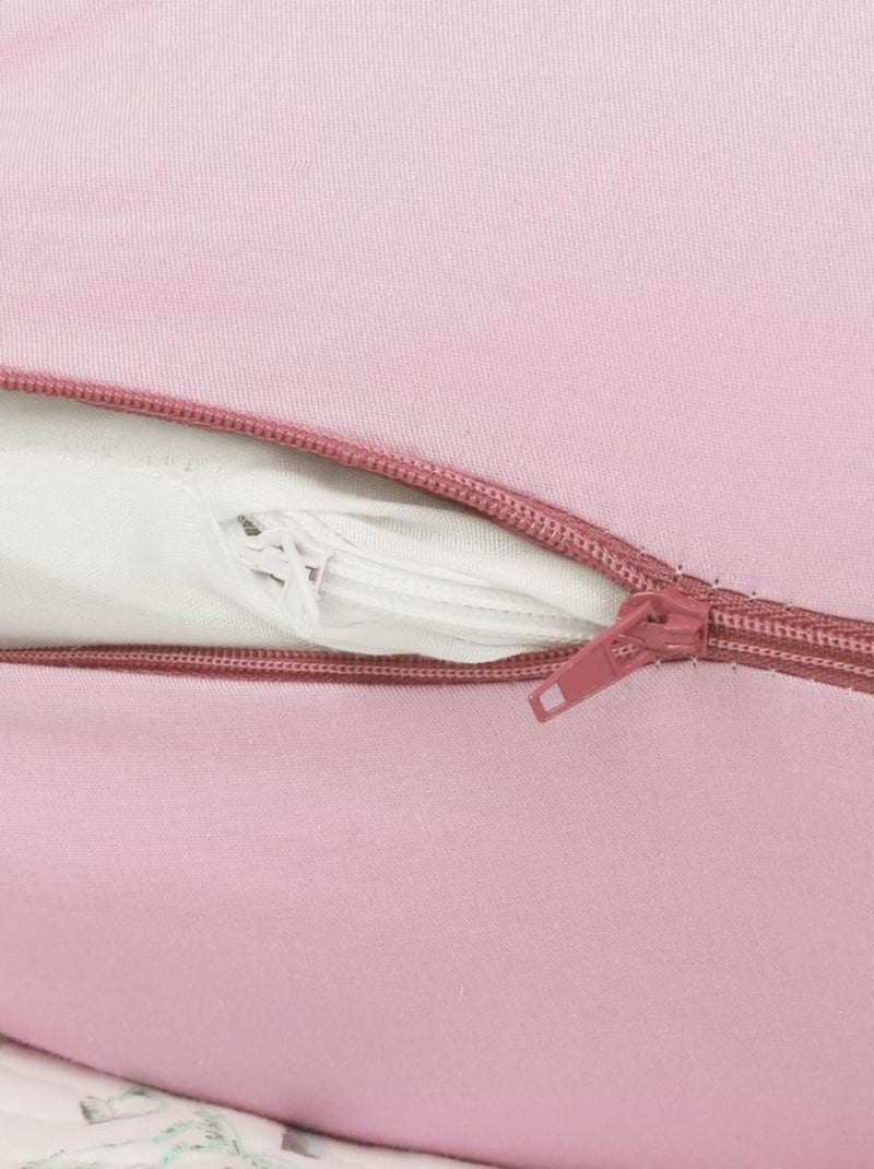 Coussin de Grossesse et d'Allaitement Coton 140x80cm - Déhoussable - Bananair Rose - Kiabi