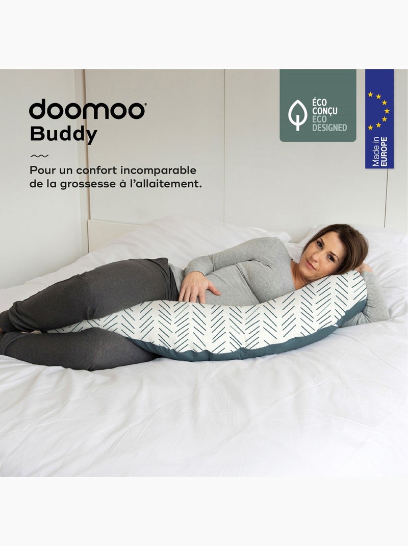 Coussin de grossesse et d'allaitement ethnic - buddy Gris foncé - Kiabi