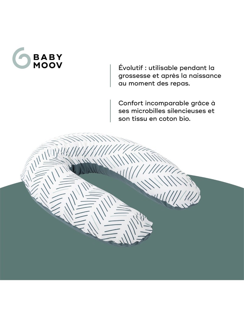 Coussin de grossesse et d'allaitement ethnic - buddy Gris foncé - Kiabi