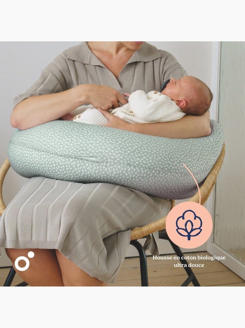 Coussin de grossesse et d'allaitement kaki - buddy - Kiabi