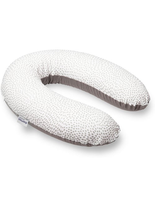 Coussin de grossesse et d'allaitement taupe - buddy - Kiabi