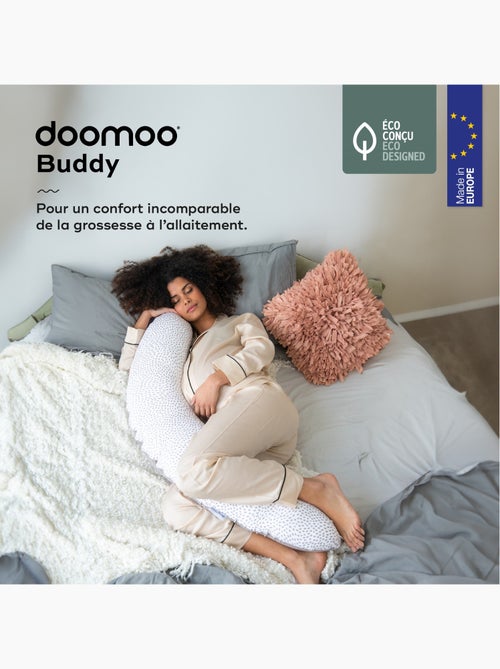 Coussin de grossesse et d'allaitement taupe - buddy - Kiabi