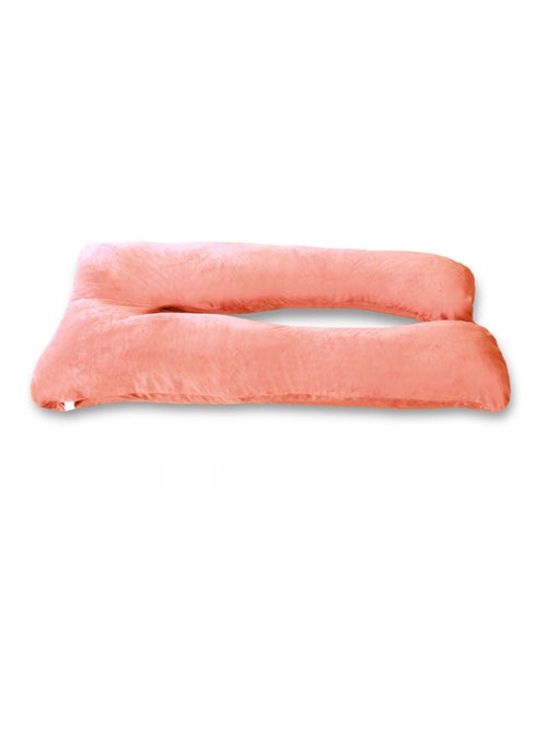 Coussin de Grossesse et d'Allaitement Velours 140x80cm - Déhoussable - Bananair - Kiabi