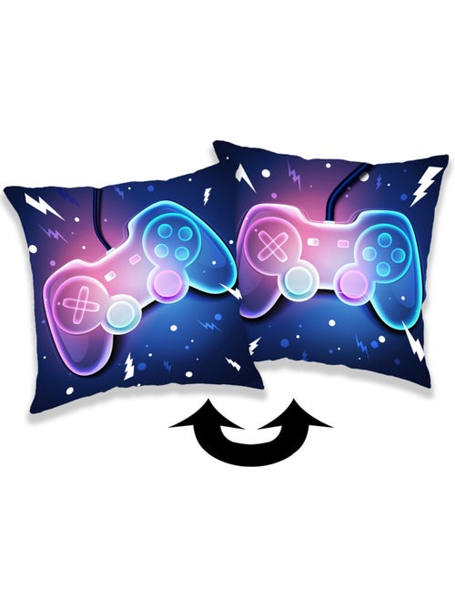 Coussin de jeu 2 pièces 40 x 40 cm polyester polaire imprimé – CMP - Kiabi