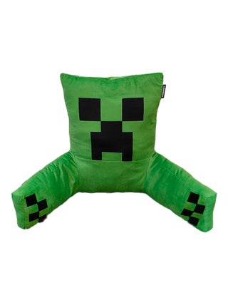 Coussin de lecture Creeper avec dossier haut et accoudoirs 'Roba' - Minecraft