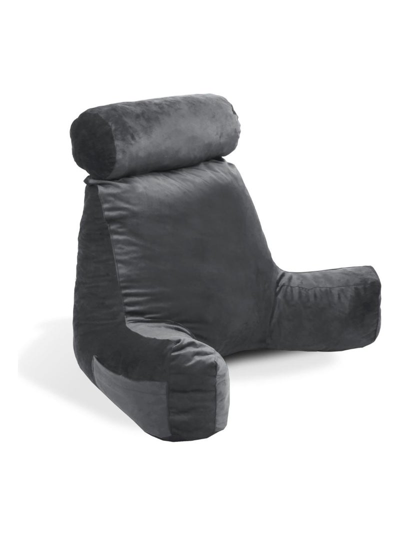 Coussin de lecture Velours - Bananair Gris clair - Kiabi