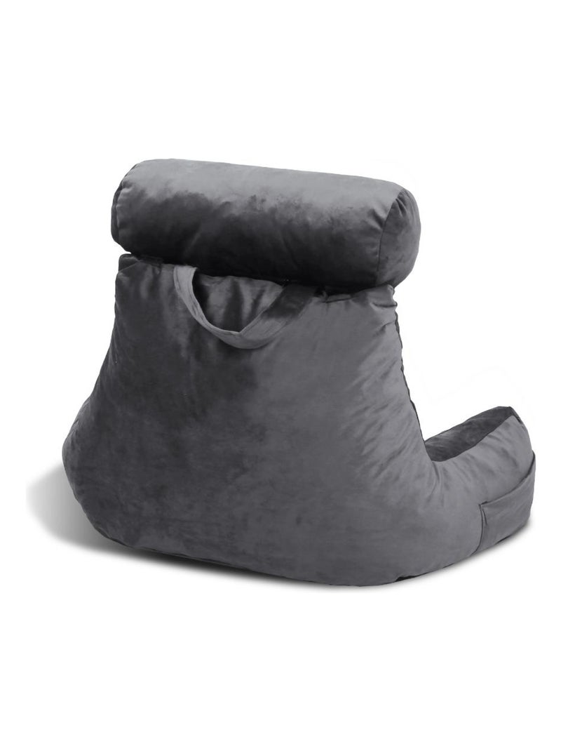 Coussin de lecture Velours - Bananair Gris clair - Kiabi