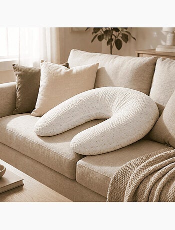 Coussin de Maternité 3 en 1 : Grossesse, Allaitement & Repos