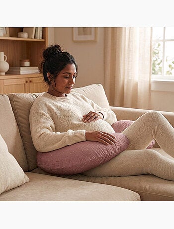 Coussin de Maternité 3 en 1 : Grossesse, Allaitement & Repos