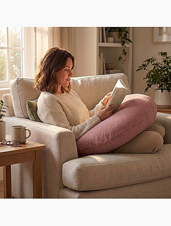 Coussin de Maternité 3 en 1 : Grossesse, Allaitement & Repos