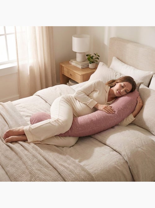 Coussin de Maternité 3 en 1 : Grossesse, Allaitement & Repos - Kiabi