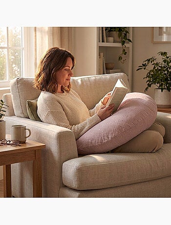 Coussin de Maternité 3 en 1 : Grossesse, Allaitement & Repos