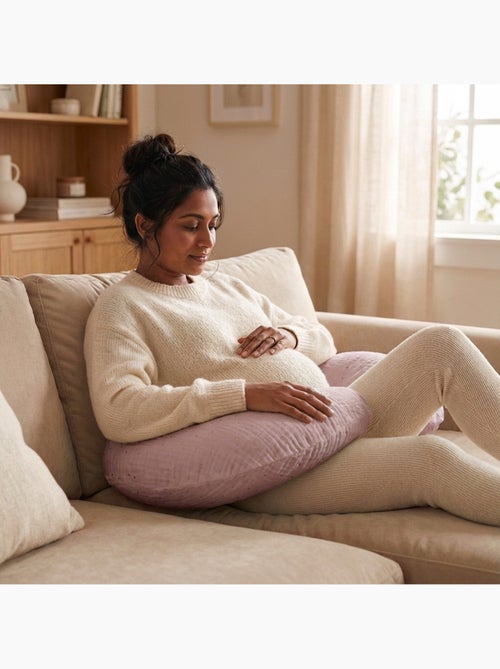 Coussin de Maternité 3 en 1 : Grossesse, Allaitement & Repos - Kiabi