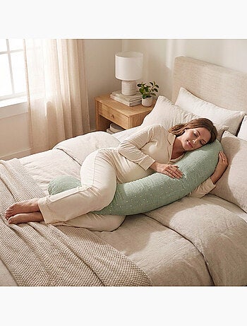 Coussin de Maternité 3 en 1 : Grossesse, Allaitement & Repos