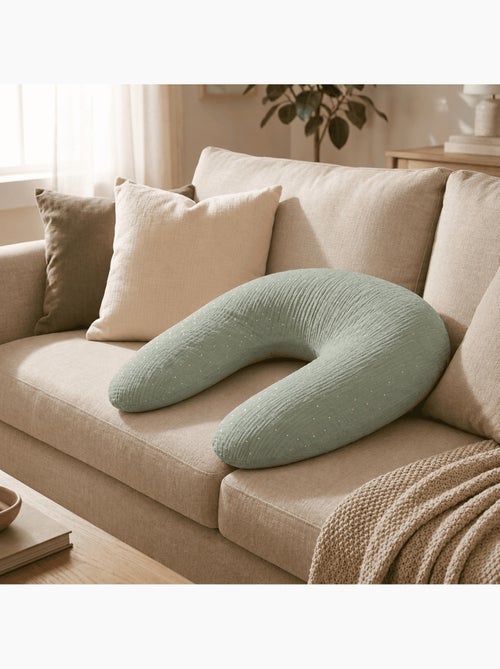 Coussin de Maternité 3 en 1 : Grossesse, Allaitement & Repos - Kiabi Coussin de Maternité 3 en 1 : Grossesse, Allaitement & Repos - Kiabi