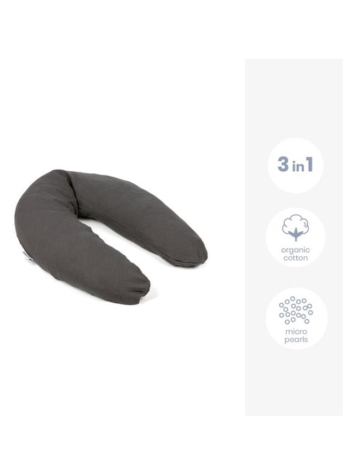 Coussin de maternité Comfy Big Tetra Gris 'doomoo' - Kiabi
