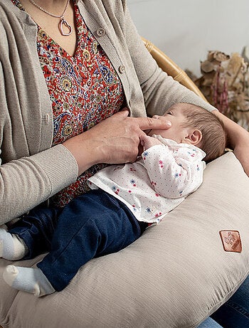 Coussin de maternité et d'allaitement + housse en gaze de coton SEVIRA KIDS