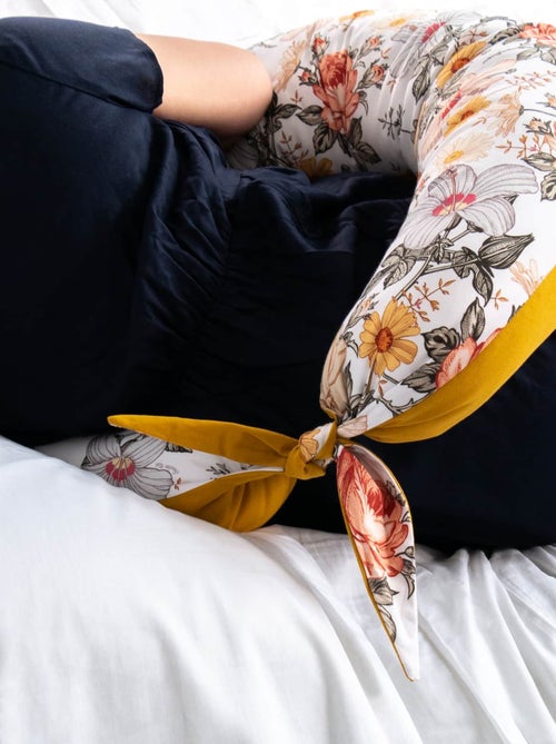 Coussin de maternité et d'allaitement + housse en gaze de coton SEVIRA KIDS - Kiabi