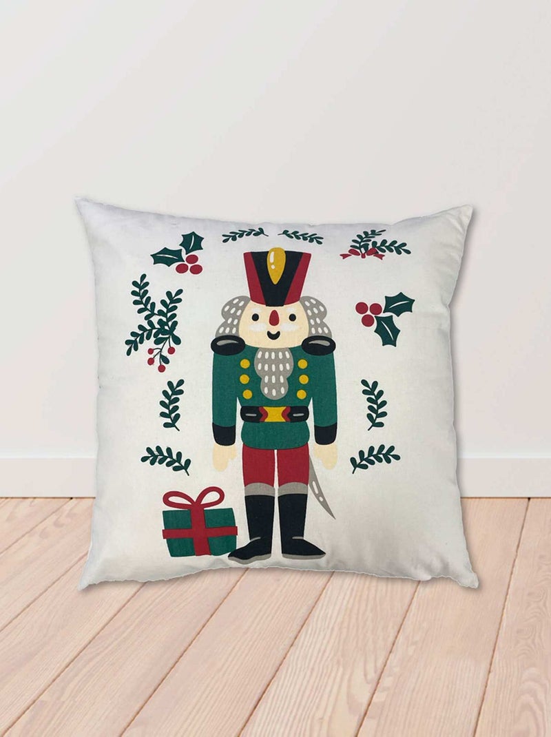 Coussin de Noël 'Casse-Noisette' BLANC/IMPR - Kiabi