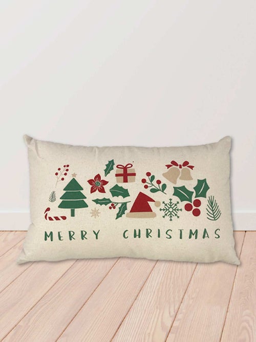 Coussin de Noël 'Merry Christmas' - Kiabi