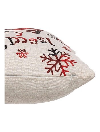 Coussin de Noël motif renne