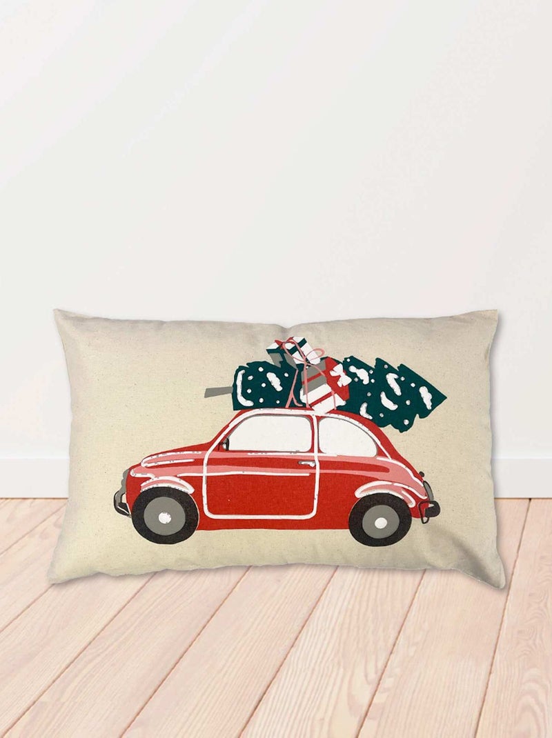 Coussin de Noël voiture VOIT_ROUGE - Kiabi