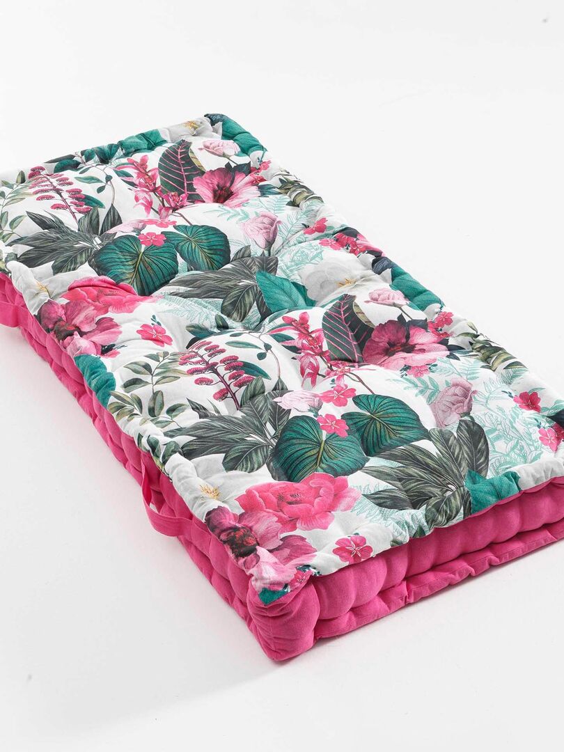 Coussin de sol matelassé Flamant Rose 60cm